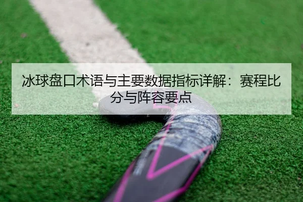 冰球盘口术语与主要数据指标详解：赛程比分与阵容要点